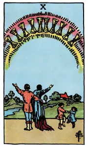 Ten of Cups tarot card
