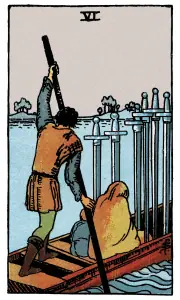 Six of Swords tarot card